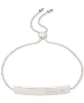 Lauren Ralph Lauren - Crest Logo Bolo Bracelet in Sterling Silver