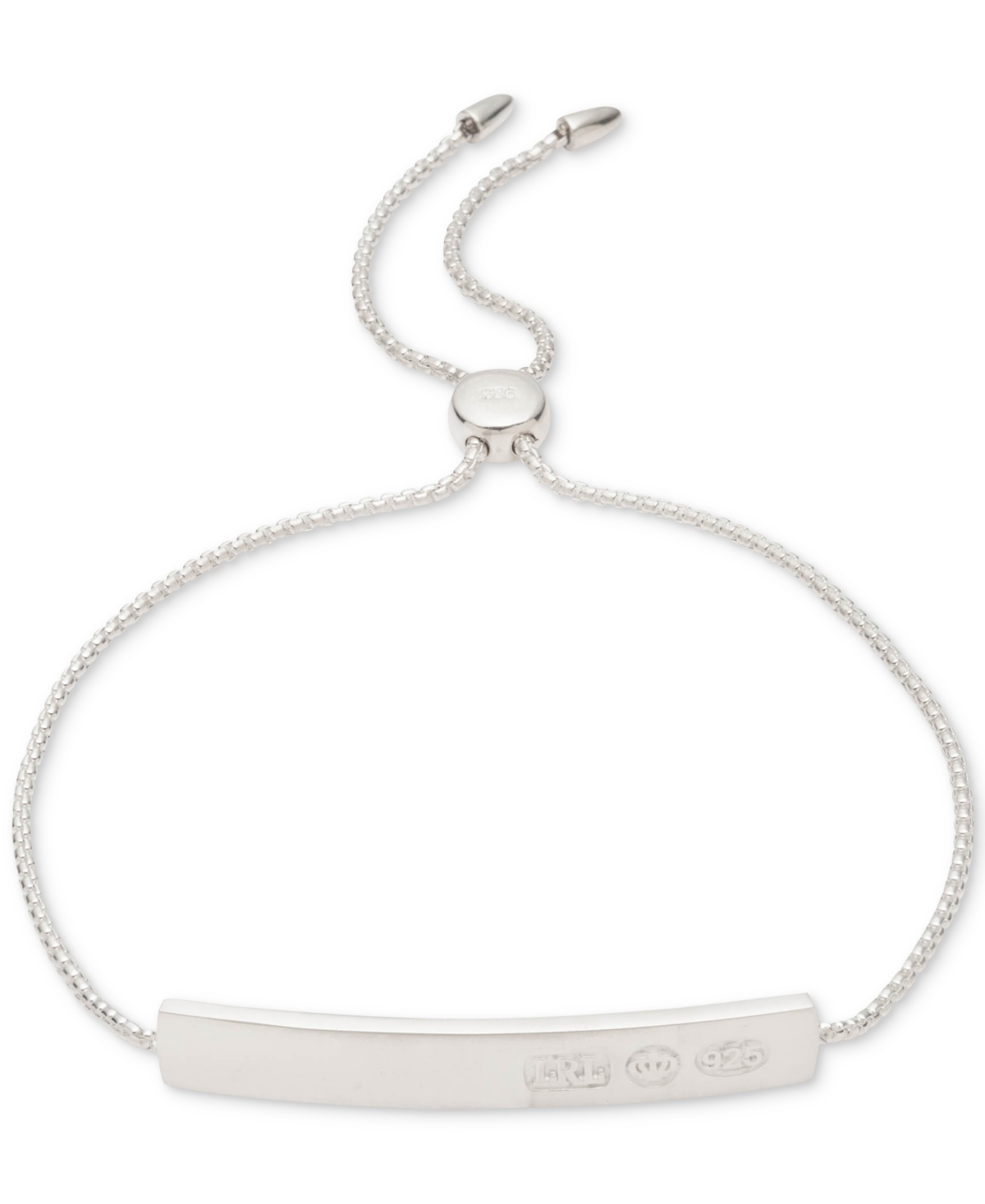 Lauren Ralph Lauren Crest Logo Bolo Bracelet in Sterling Silver - Silver