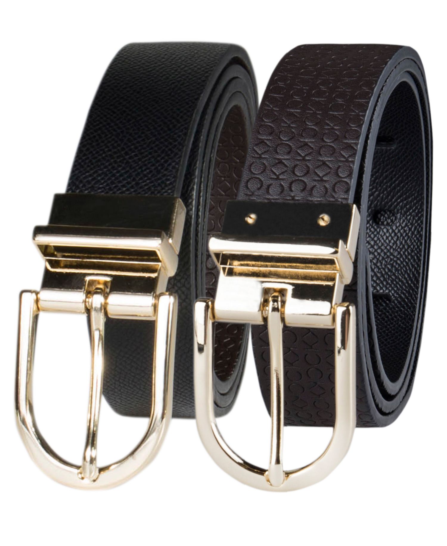 Women's Embossed Casual Reversible Belt