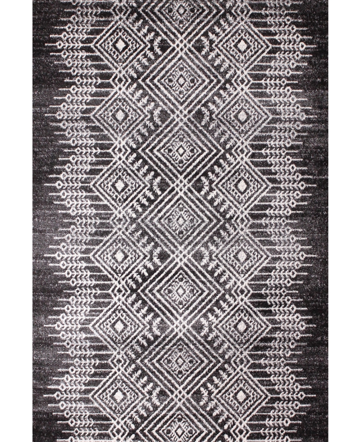 Bb Rugs Bella Vista BVA102 8'6in x 11'6in Area Rug - Charcoal