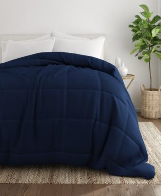 All Season Lightweight Solid Down Alternative Comforter, Full/Queen