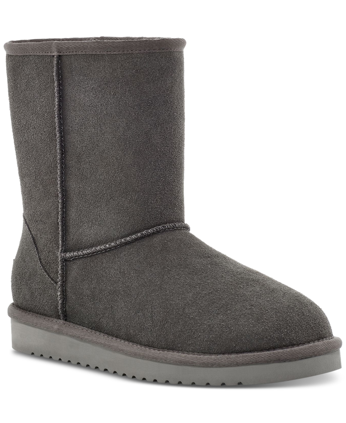 Koolaburra By Ugg Classic Faux Shearling Short Boot In Stone Grey