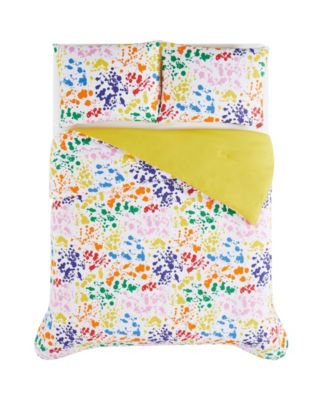 Crayola Splatter 3 Piece Comforter Set, Full/Queen