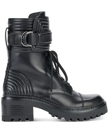 dkny basia combat boot