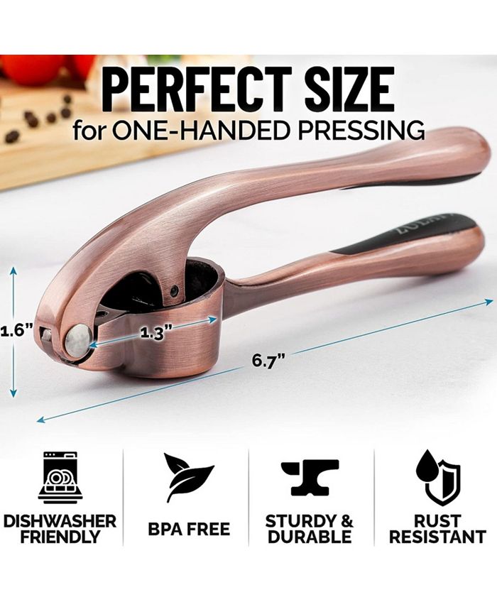Zulay Kitchen Garlic Press with Soft EasySqueeze Ergonomic Handle Macy's