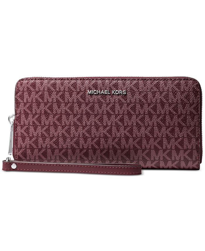 Michael kors 2025 logo continental wallet