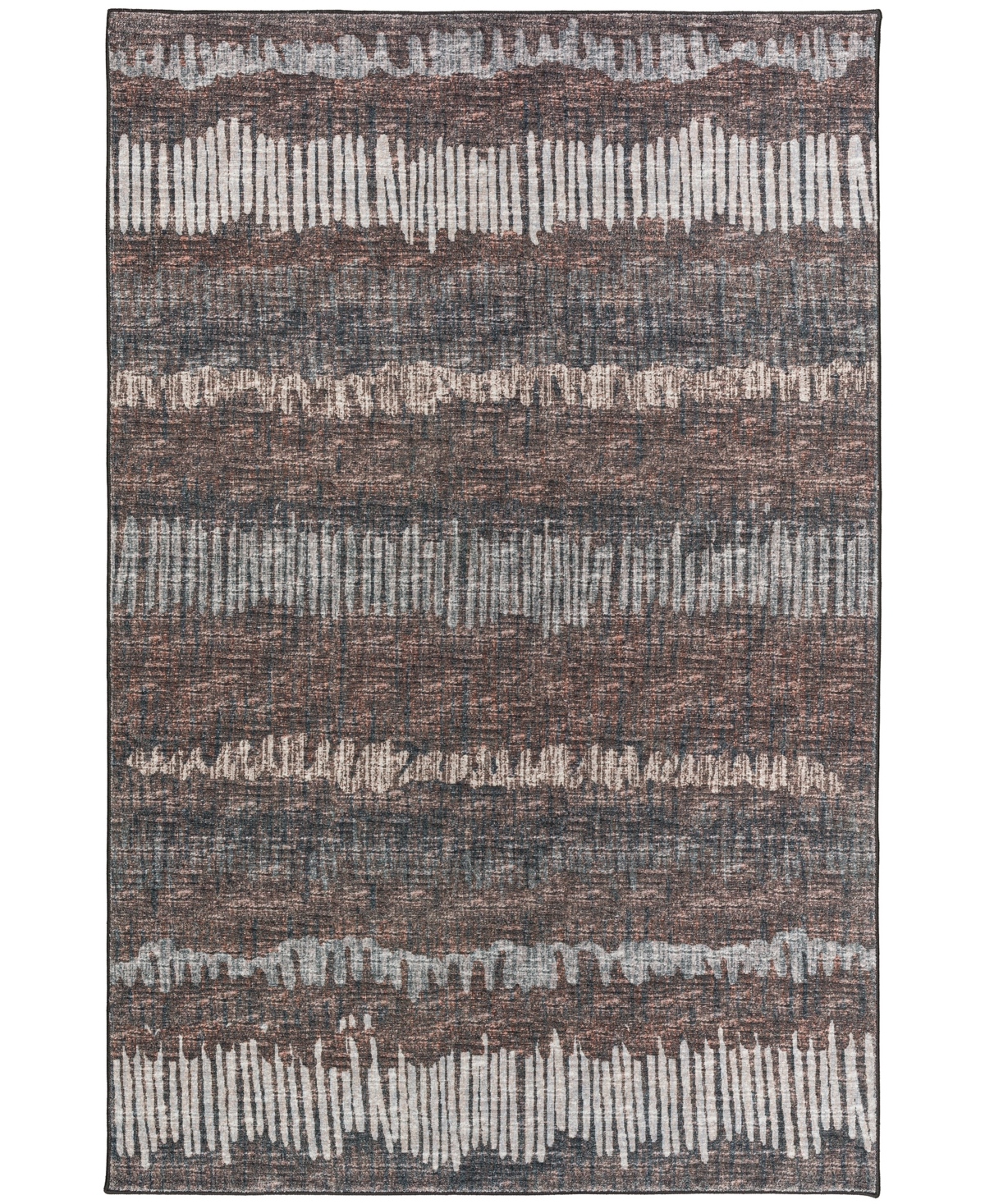 D Style Briggs Brg-4 8' x 10' Area Rug - Coffee