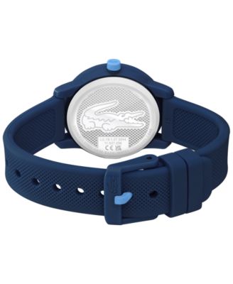 Kids L.12.12 Light Navy Silicone Strap Watch 32mm