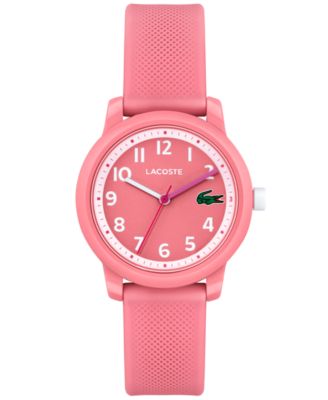 Lacoste Kids L.12.12 Pink Silicone Strap Watch 32mm Macy s