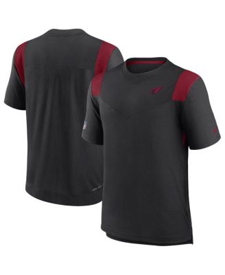 Men's Black Arizona Cardinals Sideline Tonal Logo Performance Player T-shirt