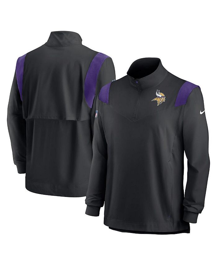 Minnesota Vikings Nike Sideline Lockup Performance Long Sleeve T-Shirt -  Black
