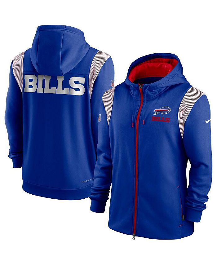Nike Men's Royal Buffalo Bills Performance Sideline Lockup Full-Zip ...