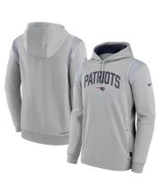 Youth Mitchell & Ness Royal New England Patriots Big Face Pullover Hoodie