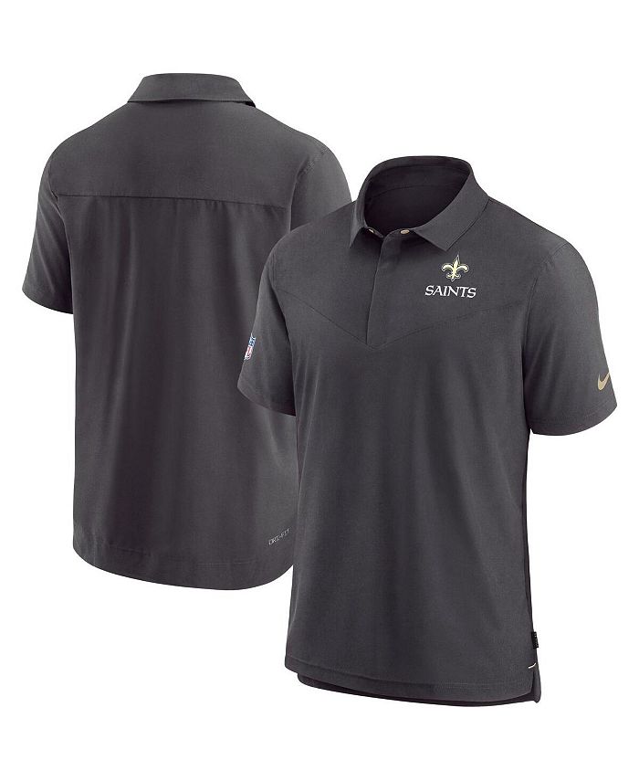 New Orleans Saints Men's Short Sleeve Polo Shirt Sports T-Shirt with Zipper