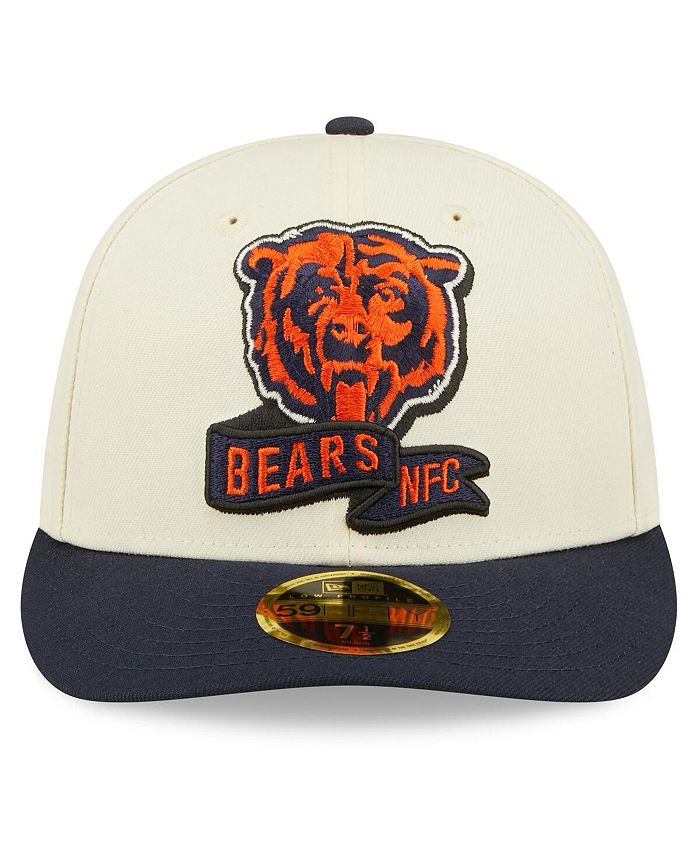 New Era Men's Cream, Navy Chicago Bears 2022 Sideline Low Profile 59FIFTY Fitted Hat Macy's