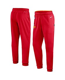 Men's Red Kansas City Chiefs Sideline Logo Performance Pants