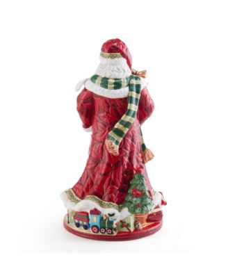 Holiday Home African American Santa Figurine