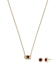 Signature Necklace Earring Set