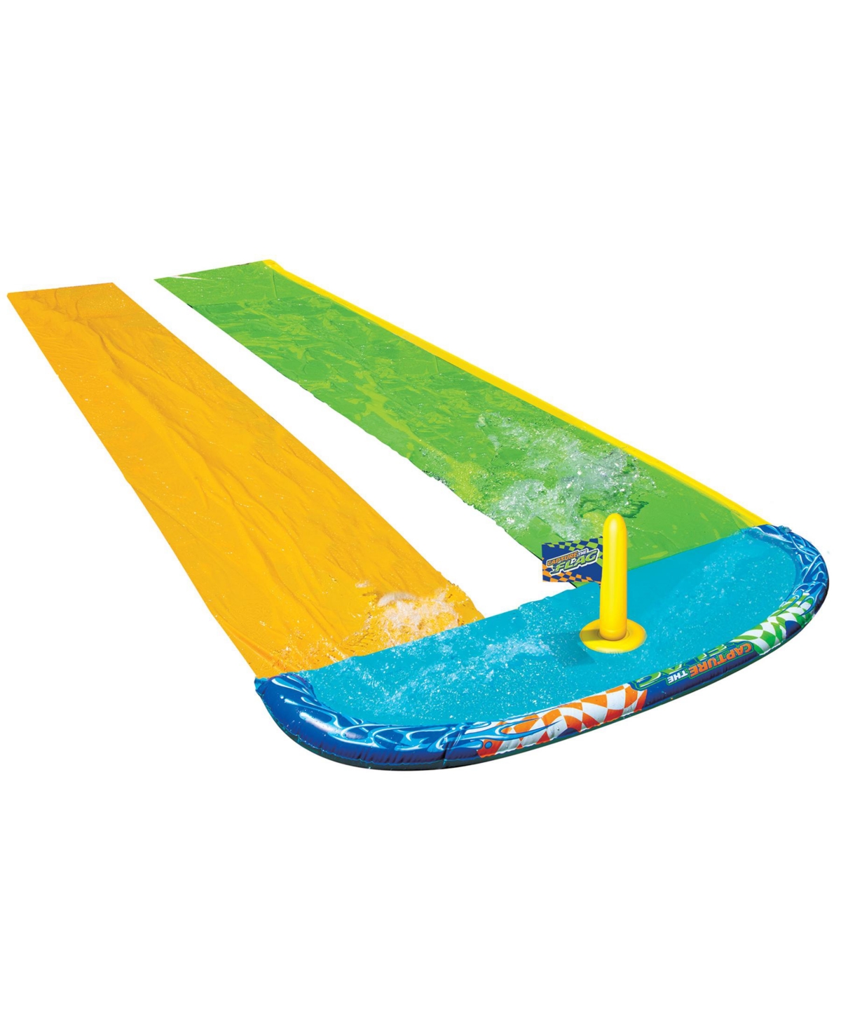 Banzai 16' L Capture The Flag Racing Water Slide In Multi