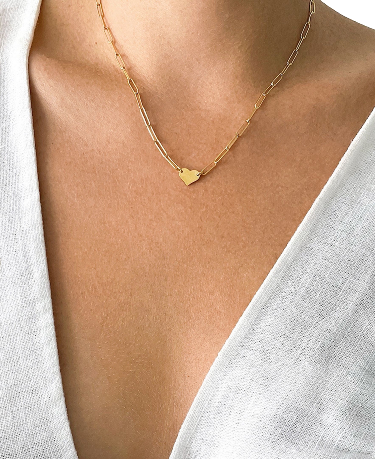 Adornia love necklace top