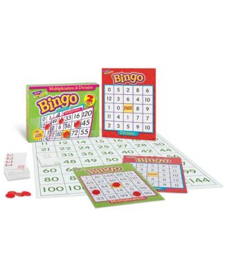 Trend Enterprises Multiplication Division Bingo Skill Game