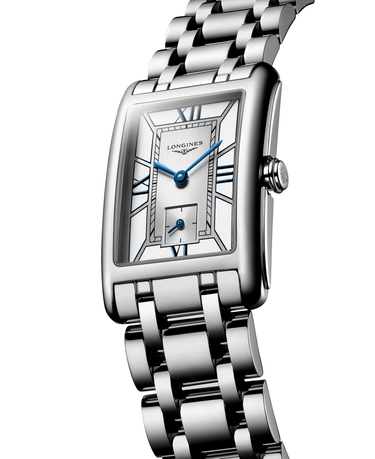 Shop Longines Women's Swiss Dolcevita Stainless Steel Bracelet Watch 23mm In Silver