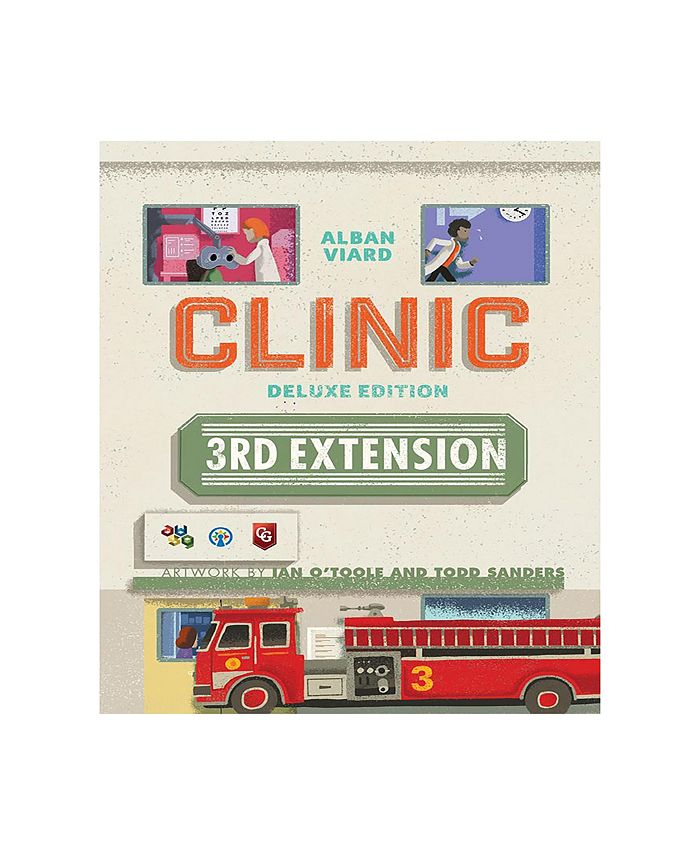 Capstone Games Clinic Deluxe Extension 3 Strategy Board Game Extension