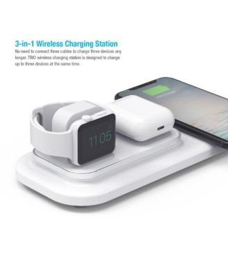 Trio 3-in-1 Qi Wireless Charger