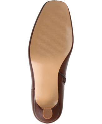 Women's Kelssa Square Toe Kitten Heel Dress Booties