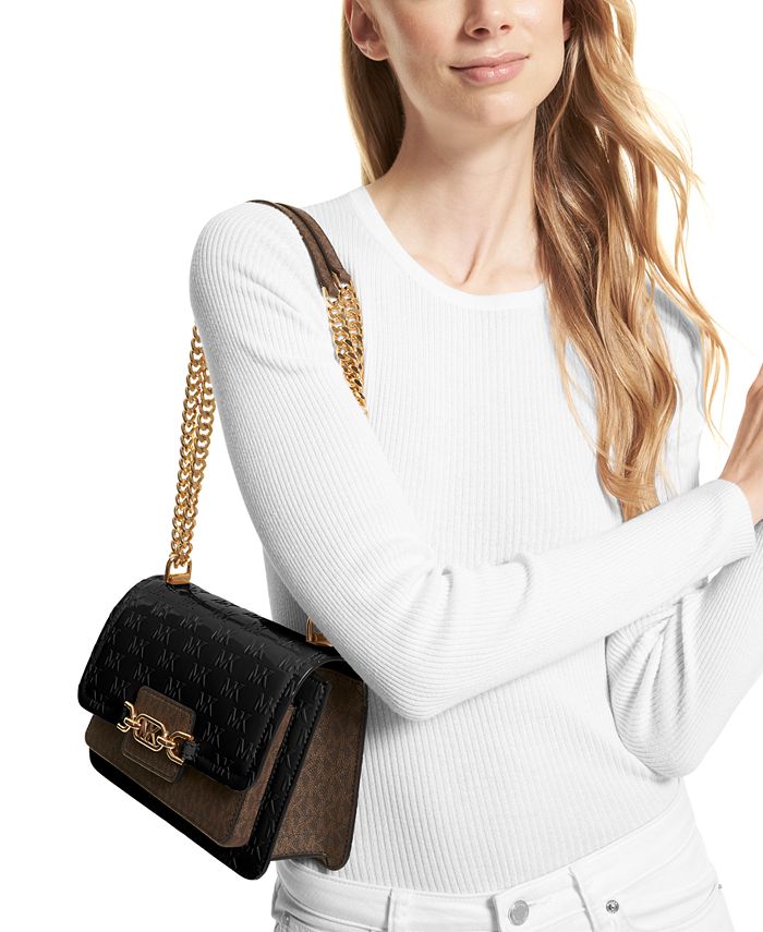 Michael Kors Signature Heather Shoulder Bag & Reviews - Handbags ...
