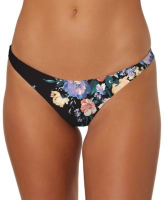 O'Neill - Juniors' Rosetta Hermosa Floral-Print Skimpy Bikini Bottoms