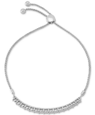 Lab-Created Diamond Bolo Bracelet (1/3 ct. t.w.) in Sterling Silver