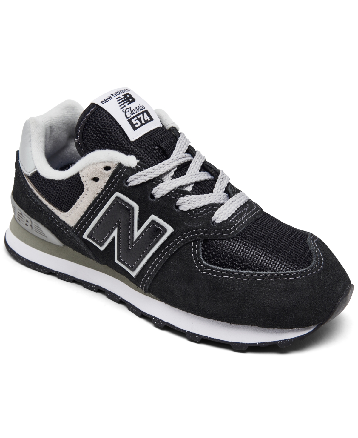 New Balance Women's 574 Core Casual Sneakers From Finish Line In Black