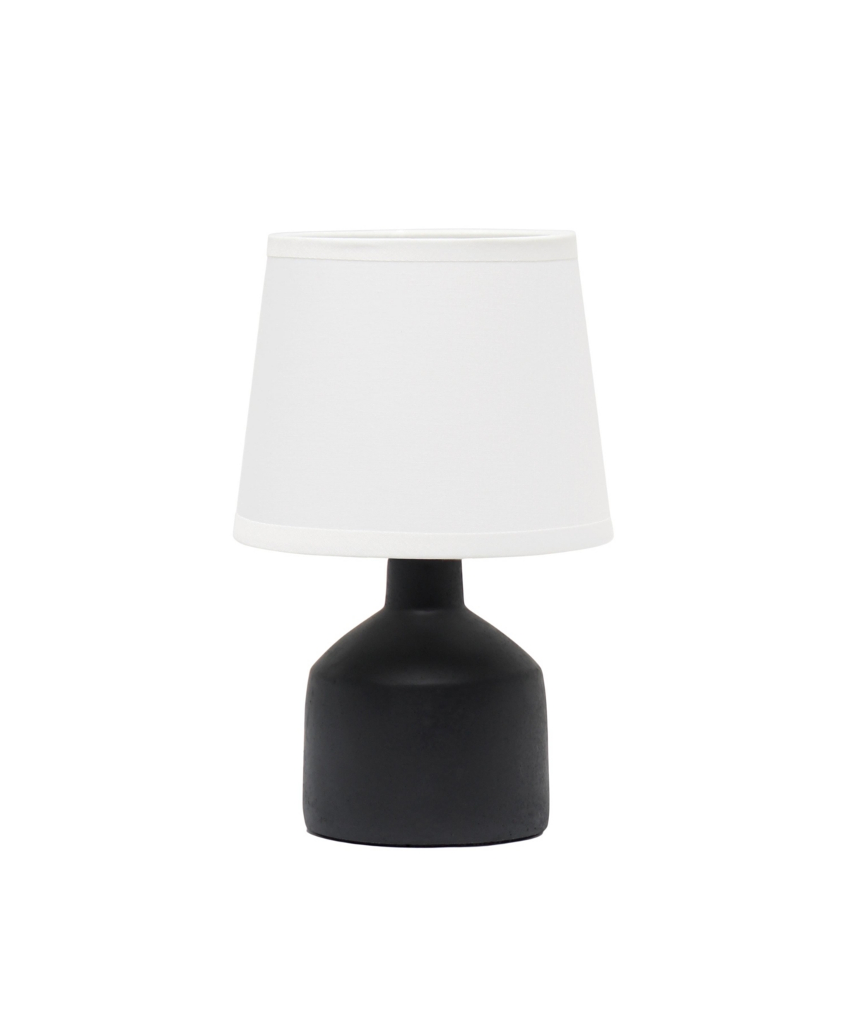 Simple Designs Mini Bocksbeutal Table Lamp In Black