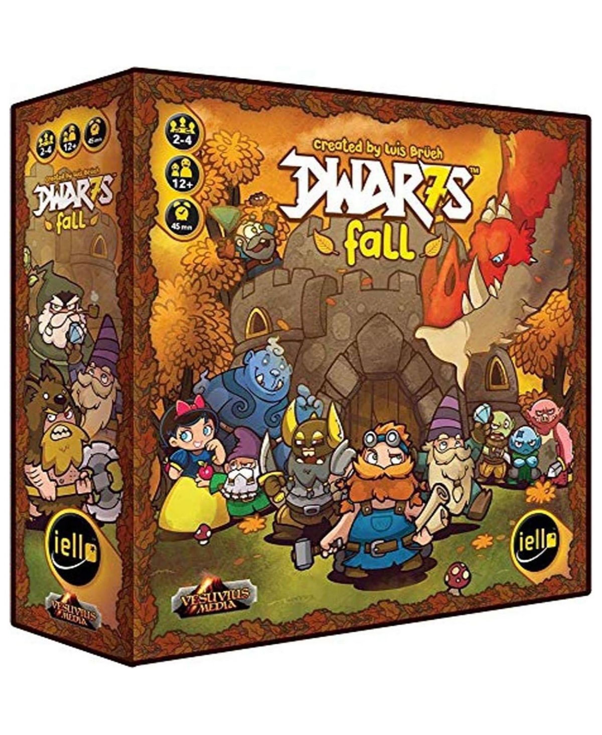 Iello Kids' Dwar7s Fall Family Board Game In Multi