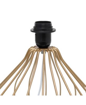 Geometrically Wired Table Lamp