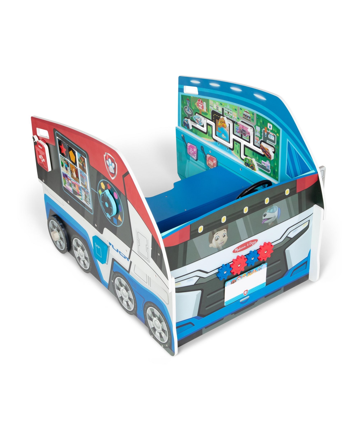 Melissa & Doug Paw Patrol Wooden Paw Patroller Activity Center Multi-sided Play Space In Multi