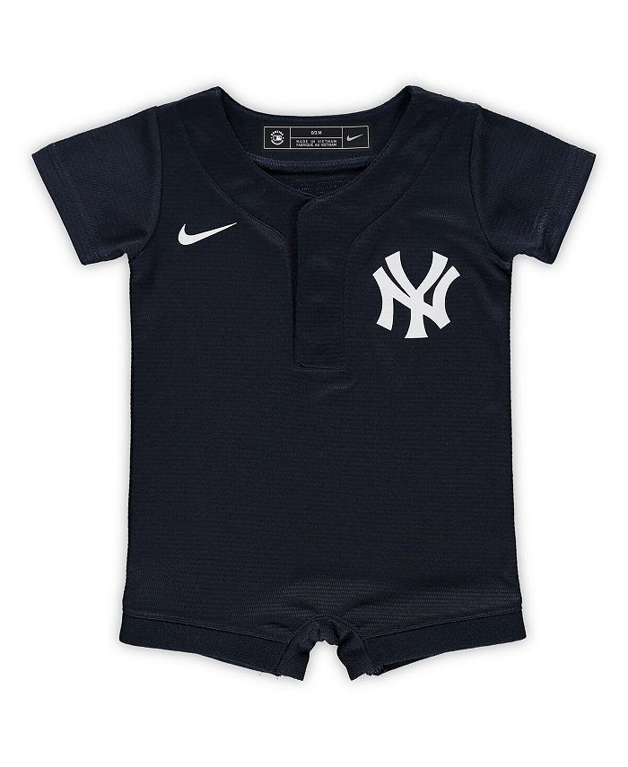 Nike Newborn and Infant Boys and Girls Navy New York Yankees Official Jersey  Romper - Macy's