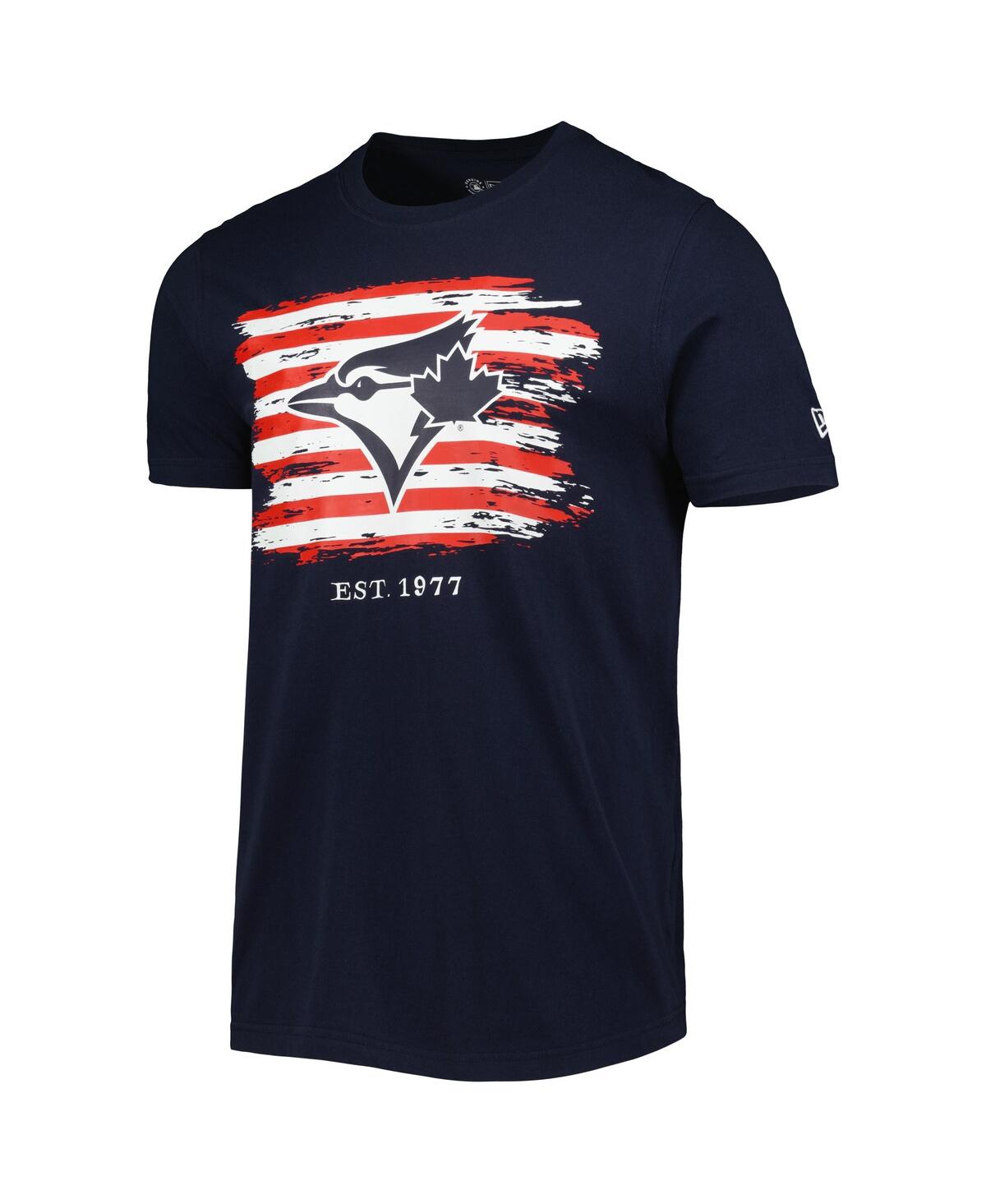 New Era Navy Toronto Blue Jays 4th Of July Jersey T-shirt In Navy