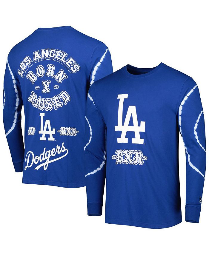 Born x Raised White Los Angeles Dodgers 2023 T-Shirt - Trend Tee