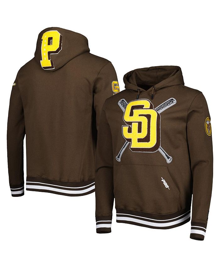 San Diego Padres Pro Standard Women's Mash Up Pullover Sweatshirt - Brown