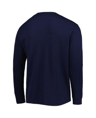 Men's Atlanta Braves Navy Maverick Long Sleeve T-shirt