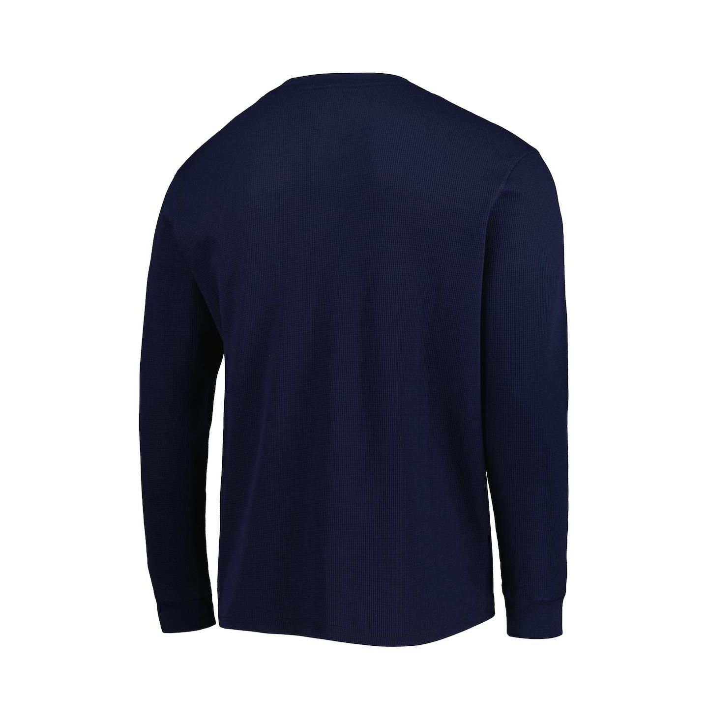 Мужская футболка Dunbrooke Atlanta Braves Navy Maverick Long Sleeve — фото 4