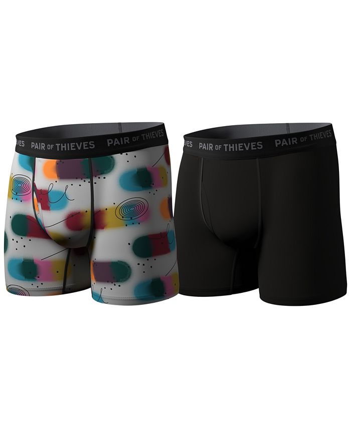 Buy Pair of Thieves Super Fit Men's Solid Boxer Briefs, 3 Pack