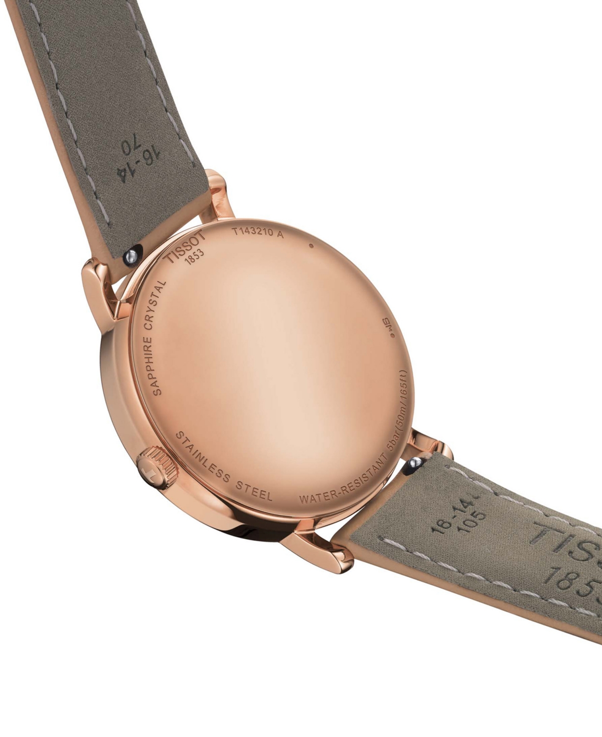 Shop Tissot Women's Swiss Everytime Beige Leather Strap Watch 34mm