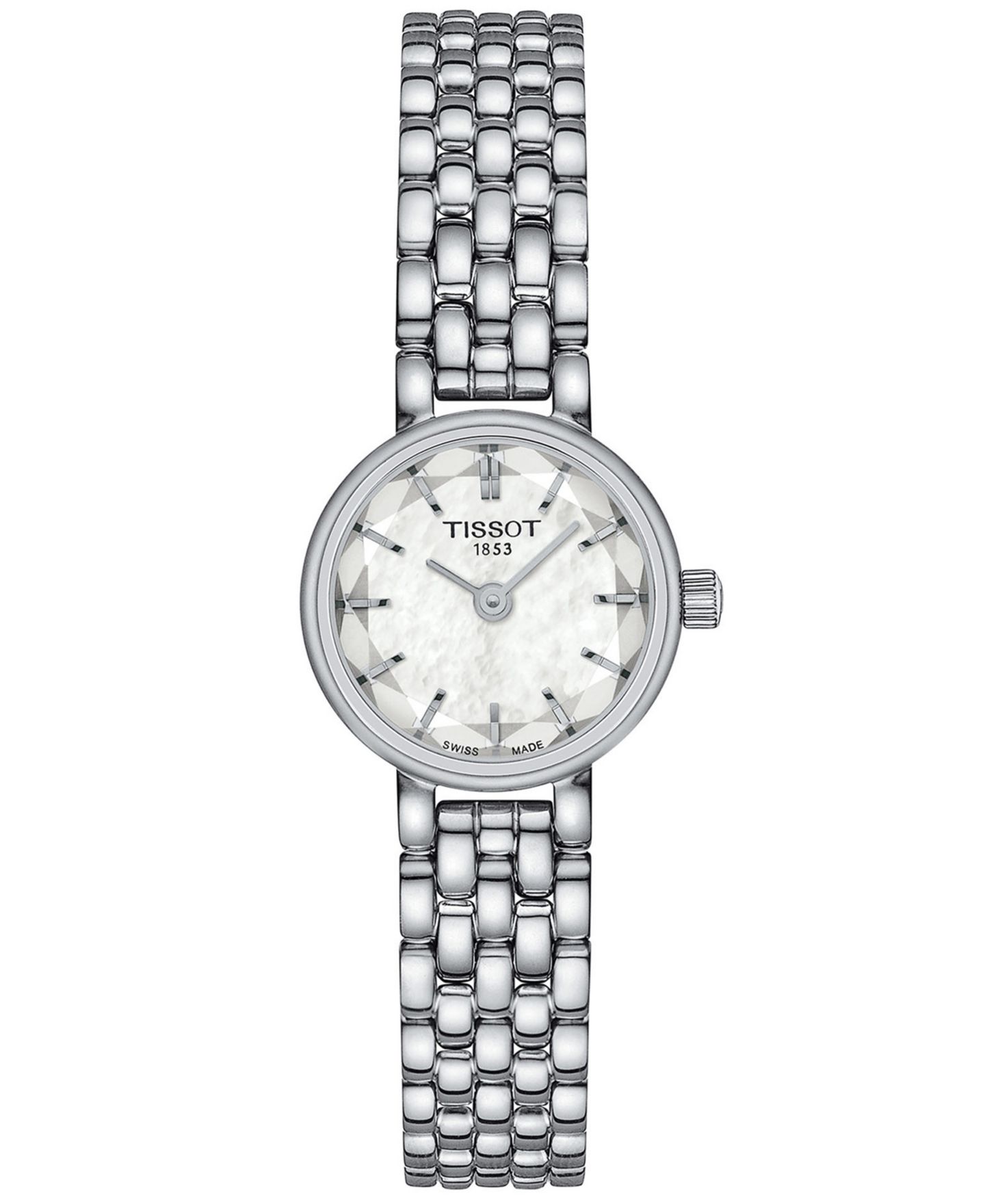 Женские часы Tissot Swiss Lovely Stainless Steel Bracelet Watch 20mm — фото 1
