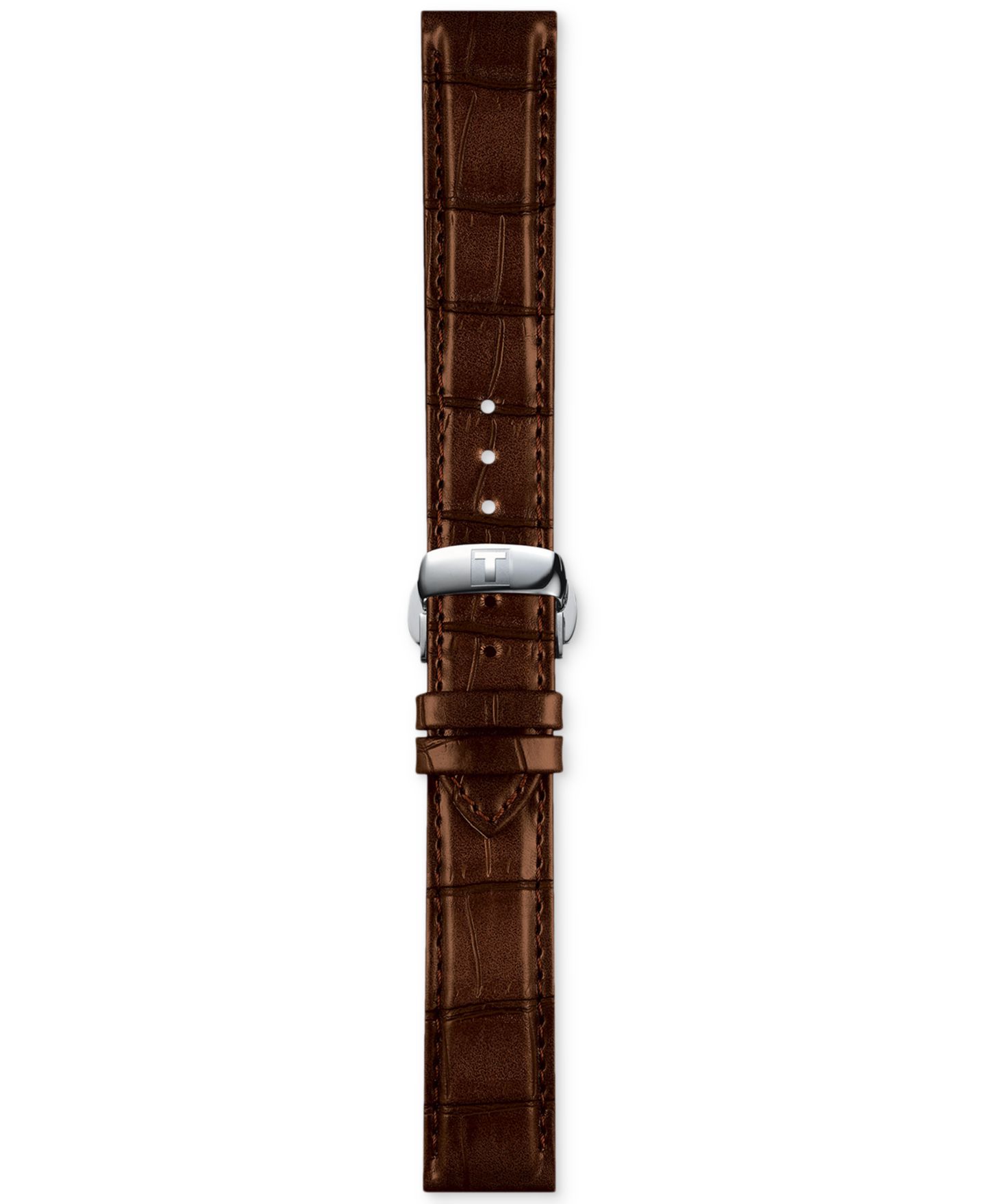 Мужские часы Tissot Swiss Automatic Le Locle Powermatic 80 Open Heart Brown Leather Strap Watch 39mm — фото 4