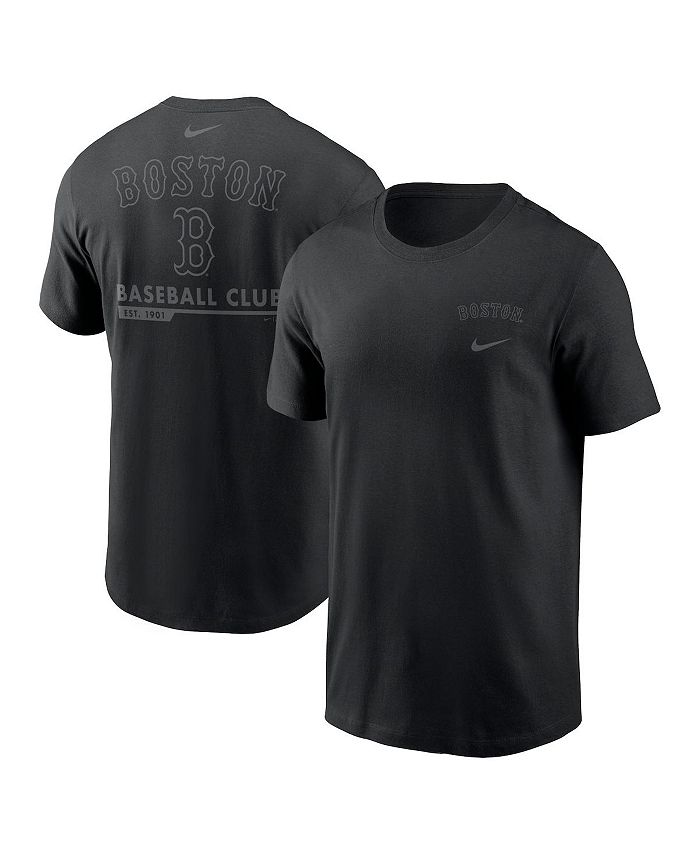 Nike Men's Boston Red Sox Pitch Black Baseball Club T-shirt - Macy's