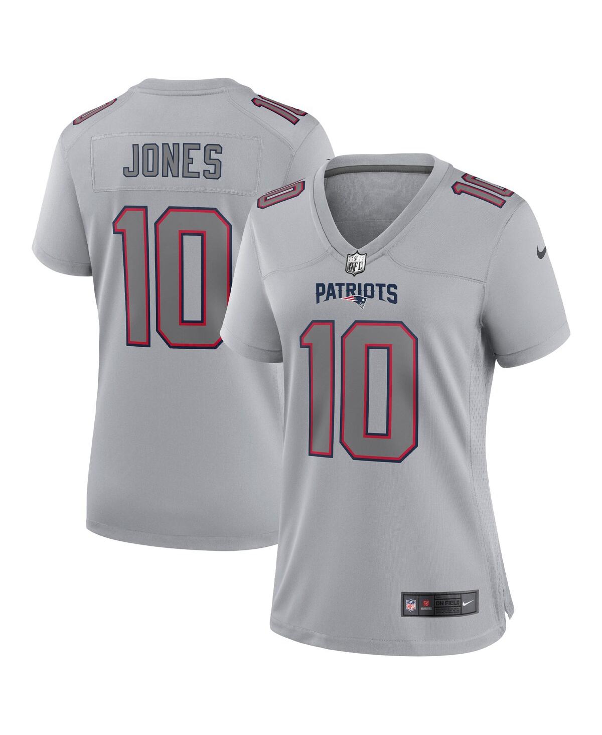 Women's Nike Mac JonesNew England Patriots Atmosphere Fashion Game Jersey - Gray