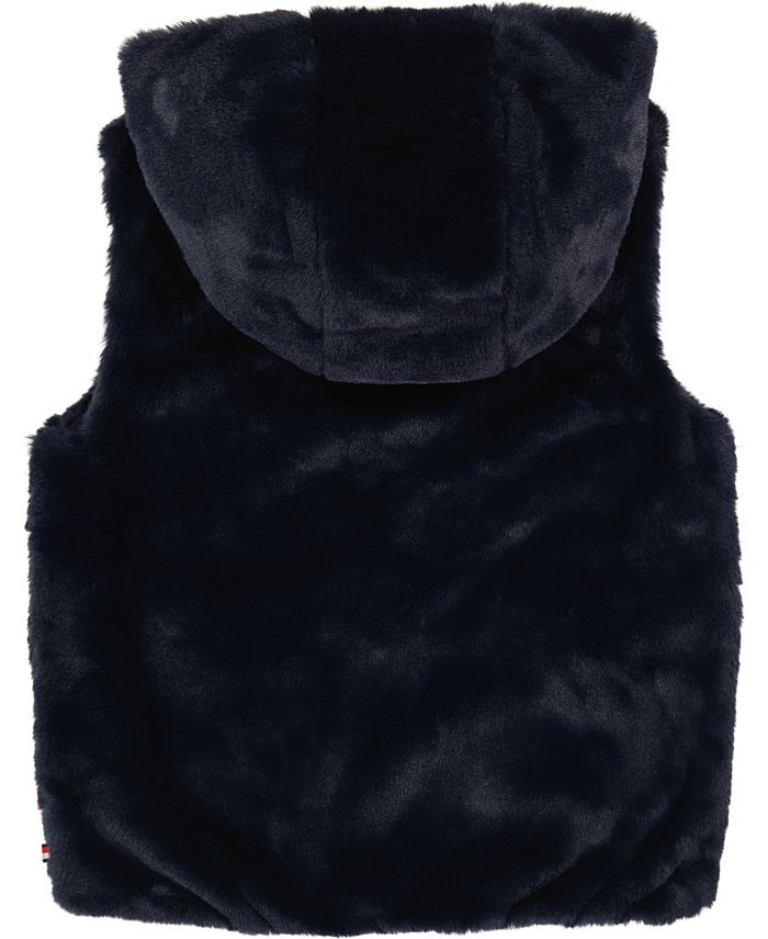 Tommy Hilfiger Little Girls Faux Fur Hooded ZipUp Vest Macy's